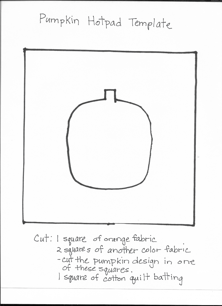 Pumpkin Hotplate Template Montgomery County Norristown Public Library