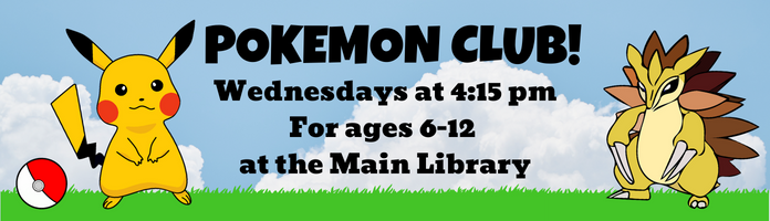 Pokémon Club at the Main Library