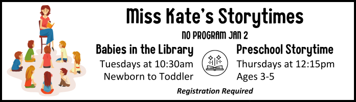 Babies in the Library & Toddler Time!