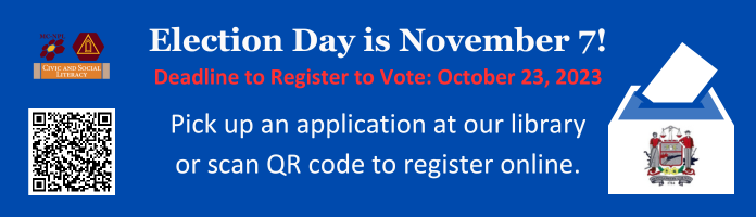 Election Day is November 7!