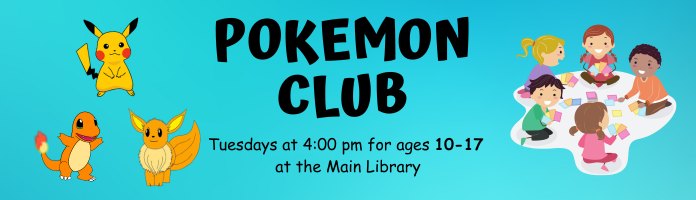 Pokemon Club (For Kids ages 5-12)