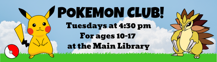 Pokemon Fun! at the Main Library