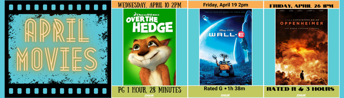 April Movies at the Library