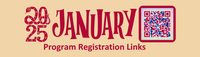 January Program Registration in "EVENTS" Tab